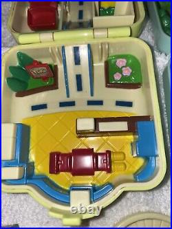 Vintage 1997 Pokémon Polly Pocket Anime Compact Lot With Figures