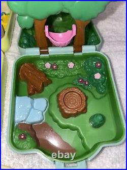 Vintage 1997 Pokémon Polly Pocket Anime Compact Lot With Figures