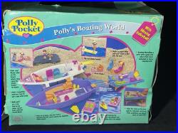 Vintage 1997 Polly Pocket Boating World 100% Complete & Boxed Rare Vintage 1997 Polly Pocket Boating World 100% Complete & Boxed Rare