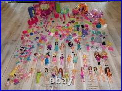 Vintage 2000's Polly Pocket Dolls Clothing Accessories Furniture Large Mixed Lot
