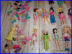 Vintage 2000's Polly Pocket Dolls Clothing Accessories Furniture Large Mixed Lot