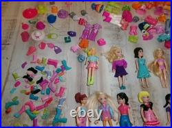 Vintage 2000's Polly Pocket Dolls Clothing Accessories Furniture Large Mixed Lot
