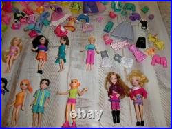 Vintage 2000's Polly Pocket Dolls Clothing Accessories Furniture Large Mixed Lot
