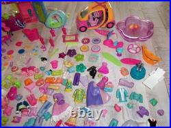 Vintage 2000's Polly Pocket Dolls Clothing Accessories Furniture Large Mixed Lot