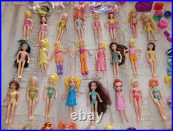Vintage 2000's Polly Pocket Lot 60 Dolls 100's Rubber Clothes Accessories Parts Vintage 2000's Polly Pocket Lot 60 Dolls 100's Rubber Clothes Accessories Parts