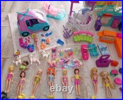 Vintage 2000's Polly Pocket Lot 60 Dolls 100's Rubber Clothes Accessories Parts Vintage 2000's Polly Pocket Lot 60 Dolls 100's Rubber Clothes Accessories Parts