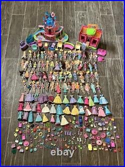 Vintage 2000s Polly Pocket Doll Lot 300+ Mixed Pieces Clothes Accessories Disney