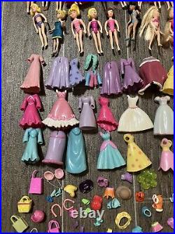 Vintage 2000s Polly Pocket Doll Lot 300+ Mixed Pieces Clothes Accessories Disney