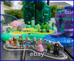 Vintage 2001 Mattel Wizard of Oz Emerald City Polly Pocket Playset New Figures Vintage 2001 Mattel Wizard of Oz Emerald City Polly Pocket Playset New Figures
