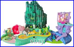 Vintage 2001 Mattel Wizard of Oz Emerald City Polly Pocket Playset New Figures Vintage 2001 Mattel Wizard of Oz Emerald City Polly Pocket Playset New Figures