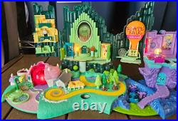Vintage 2001 Mattel Wizard of Oz Emerald City Polly Pocket Playset New Figures Vintage 2001 Mattel Wizard of Oz Emerald City Polly Pocket Playset New Figures