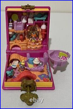 Vintage 90's 1996 Polly Pocket Sweet Treat Shoppe Complete With Figures And Key