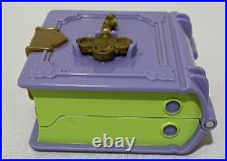 Vintage 90's 1996 Polly Pocket Toy Land Storybook Complete With Dolls And Key