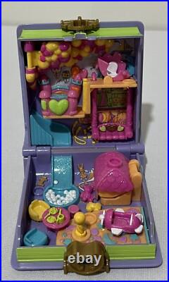 Vintage 90's 1996 Polly Pocket Toy Land Storybook Complete With Dolls And Key