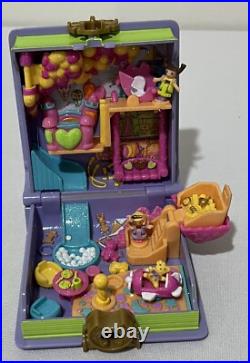 Vintage 90's 1996 Polly Pocket Toy Land Storybook Complete With Dolls And Key
