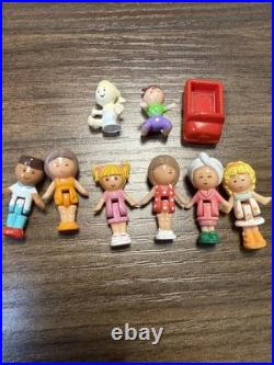 Vintage 90's Polly Pocket Bluebird Lot of 24 Compacts House People Cars