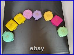 Vintage 90's Polly Pocket Bluebird Lot of 24 Compacts House People Cars