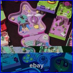 Vintage 90s Bluebird Polly Pocket Lot Compacts, Houses, Playsets, Acc & Figures