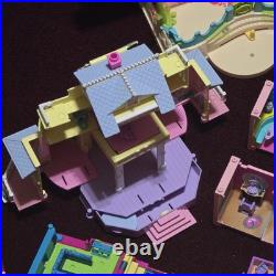 Vintage 90s Bluebird Polly Pocket Lot Compacts, Houses, Playsets, Acc & Figures