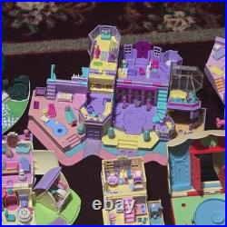 Vintage 90s Bluebird Polly Pocket Lot Compacts, Houses, Playsets, Acc & Figures