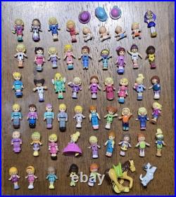 Vintage 90s Bluebird Polly Pocket Lot Compacts, Houses, Playsets, Acc & Figures