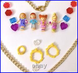 Vintage 90s EXC? Polly Pocket 100% Complete Sparkle Surprise Jewel Magic Ball