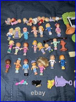 Vintage 90s Polly Pocket Mini Figure Lot Accessories