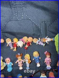 Vintage 90s Polly Pocket Mini Figure Lot Accessories