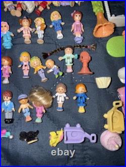 Vintage 90s Polly Pocket Mini Figure Lot Accessories