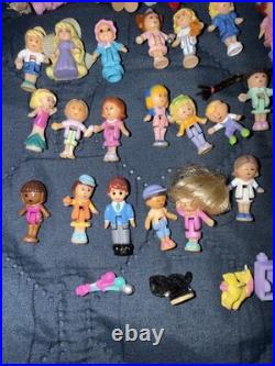 Vintage 90s Polly Pocket Mini Figure Lot Accessories