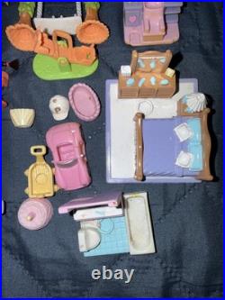 Vintage 90s Polly Pocket Mini Figure Lot Accessories