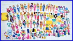 Vintage (BLUE BIRD) Polly Pocket Y2K 2000s Dolls Rubber Clothes Shoes Ect BOOK