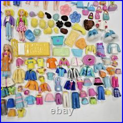 Vintage (BLUE BIRD) Polly Pocket Y2K 2000s Dolls Rubber Clothes Shoes Ect BOOK