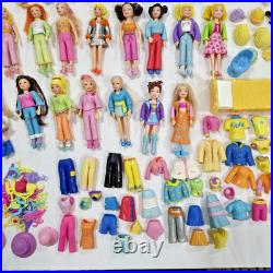 Vintage (BLUE BIRD) Polly Pocket Y2K 2000s Dolls Rubber Clothes Shoes Ect BOOK