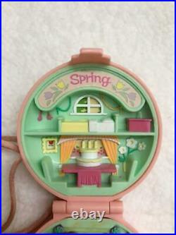 Vintage Bandai Angel Pocket Polly Pocket Birthstone of happiness Spring Compact