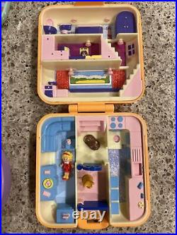 Vintage Blue Bird Polly Pocket Lots Of 7 Excellent Condition, Hard To Find