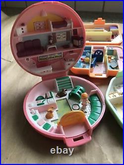 Vintage Blue Bird Polly Pocket Lots Of 8 Excellent Condition