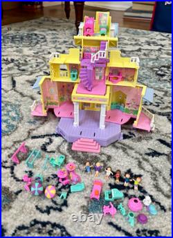 Vintage Blue Bird Polly Pocket Pop-Up Clubhouse COMPLETE SET