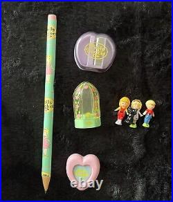 Vintage Bluebird 1990 Polly Pocket Pencil Case complete