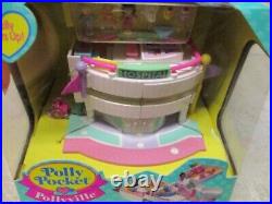 Vintage Bluebird 1995 Polly Pocket Pollyville Children's Hospital Playset Rare