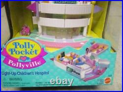 Vintage Bluebird 1995 Polly Pocket Pollyville Children's Hospital Playset Rare