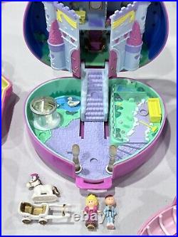 Vintage Bluebird 90's Polly Pocket Figures Dolls Bundle Lot Figures Cases Ring