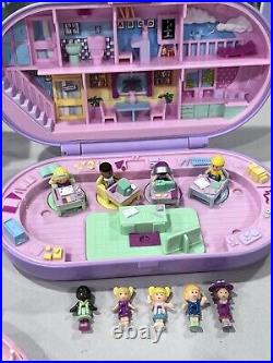 Vintage Bluebird 90's Polly Pocket Figures Dolls Bundle Lot Figures Cases Ring