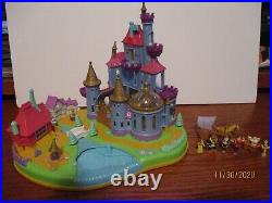 Vintage Bluebird Disney Polly Pocket Beauty and The Beast Castle 100% Complete