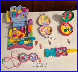 Vintage Bluebird Lot of 5 Polly Pocket Lockets and Figures Vintage Bluebird Lot of 5 Polly Pocket Lockets and Figures