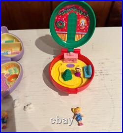Vintage Bluebird Lot of 5 Polly Pocket Lockets and Figures Vintage Bluebird Lot of 5 Polly Pocket Lockets and Figures