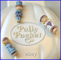 Vintage Bluebird Polly Pocket 1989 Nancy's Wedding PEARL Compact Complete RARE