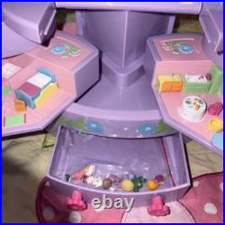 Vintage Bluebird Polly Pocket 1991 Pullout Playhouse Beauty Case complete