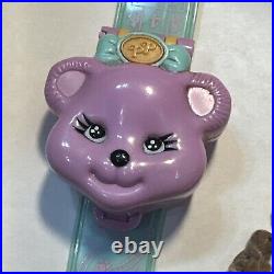 Vintage Bluebird Polly Pocket 1995Polly Loves Bear Bracelet Watch