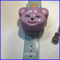 Vintage Bluebird Polly Pocket 1995Polly Loves Bear Bracelet Watch